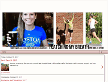 Tablet Screenshot of catchingmybreath.com